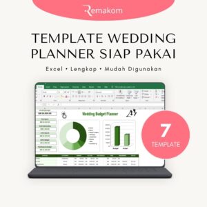 Template Wedding Planner Siap Pakai 7in1 untuk Persiapan Pernikahan
